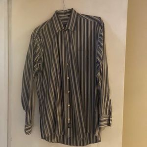 Burberry mens dress shirt Size M